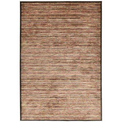 Tapis tissé en viscose à rayures - Isa THEKO