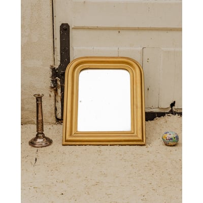 Miroir Louis-Philippe en bois doré Georges N°1499 - Bon état DEBONGOUT