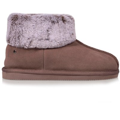Chaussons Bottillons ultra confortables et très chauds, fourrés imitation fourrure ISOTONER