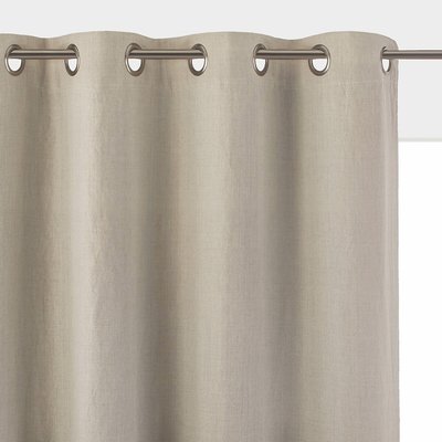 Onega Blackout Radiator Curtain in Washed Linen LA REDOUTE INTERIEURS