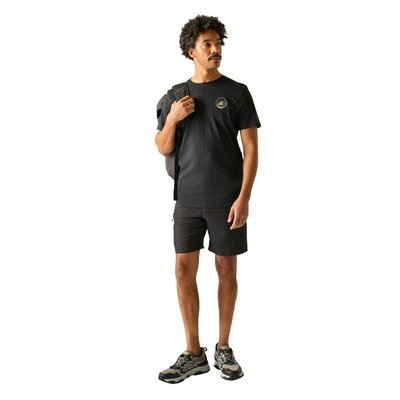 T-shirt motif/style montagne dans cercle BREEZED REGATTA