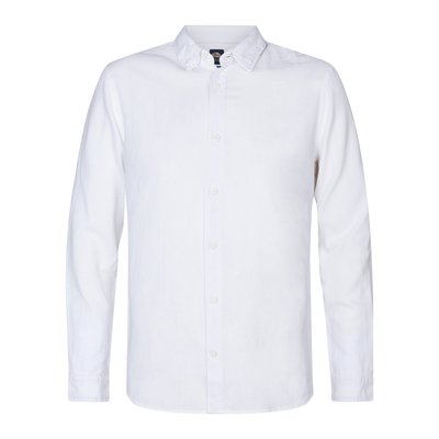 Chemise en lin uni tealline PETROL INDUSTRIES
