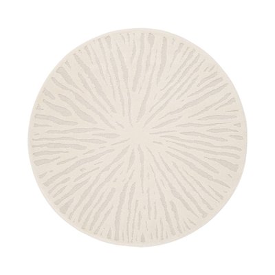 Tapis intérieur rond Ø160cm crème HELEN SWEEEK