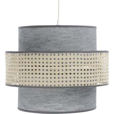 Suspension en rotin, intérieur tissu, Doblo BPS KONCEPT
