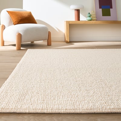 Tapis, grosse bouclette effet moquette, CURL LA REDOUTE INTERIEURS