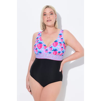 Maillot de bain à bonnets souples. Motif ULLA POPKEN