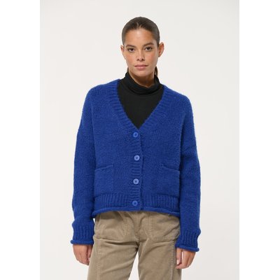 Gilet droit en maille mousseuse épaisse HUMILITY