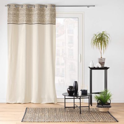 Rideau top jacquard camalia DOUCEUR D'INTÉRIEUR