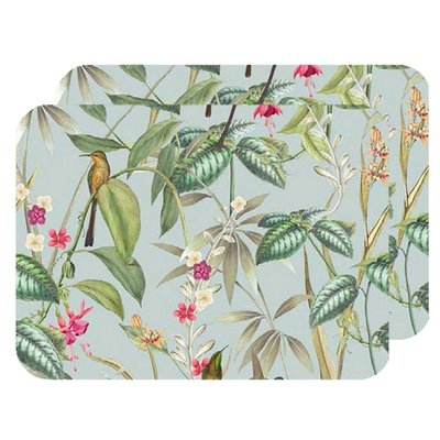 Lot de 2 sets de table motifs tropical BARBARA TOILINUX