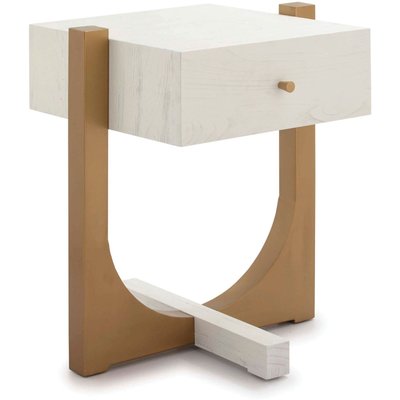 Table de chevet bois, contemporaine, Lecera RECOLLECTION