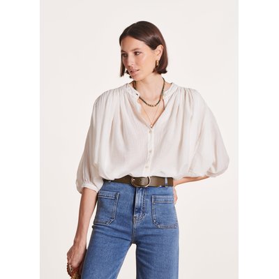 Chemisier en voile de coton fluide LA FEE MARABOUTEE