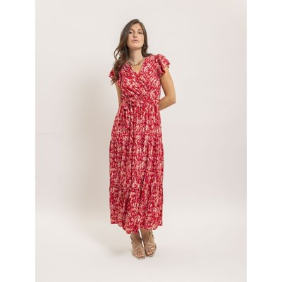 Robe Longue Cache-coeur Avec Ceinture Izane DONA LISA