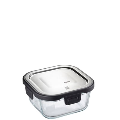 Boîte de conservation verre carré 500 ml MILO GEFU