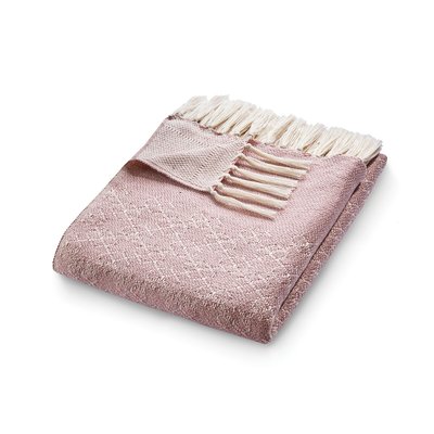 Outdoor/Indoor argyle Woven Throw - 100% recycled HUG RUG WOVEN