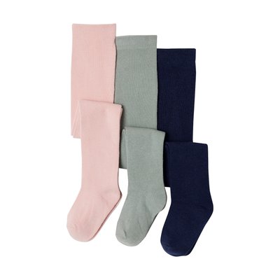 Lot de 3 collants maille VERTBAUDET