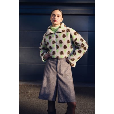 Bermuda en tweed, taille haute LILI SIDONIO