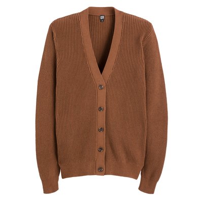 Кардиган на пуговицах из тонкого трикотажа LA REDOUTE COLLECTIONS