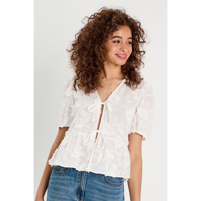 Blouse manches courtes noeuds CACHE CACHE