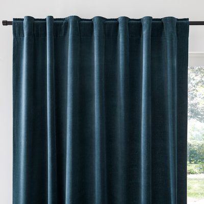 Fluwelen gordijn afgewerkt met verdekte lussen, Velvet LA REDOUTE INTERIEURS