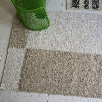 Tapis salon et chambre fait main en laine motif géométrique VILETTE UN AMOUR DE TAPIS