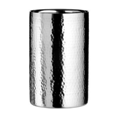 Wine Cooler in Hammered Effect Stainless Steel SO'HOME