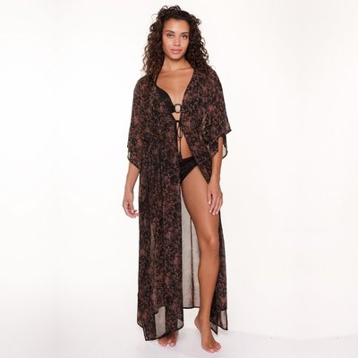 Kimono noir plage cheap