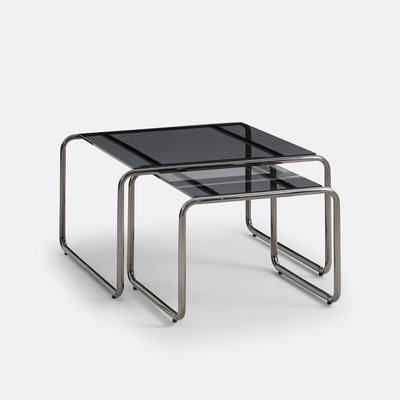 Set of 2 Neso Tempered Glass Coffee Tables LA REDOUTE INTERIEURS