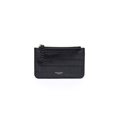 Petite Pochette Croco - Noir DRAEGER PARIS