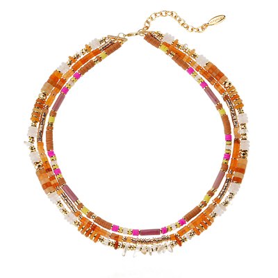 Collier multirang avec perles et sequins TRION HIPANEMA