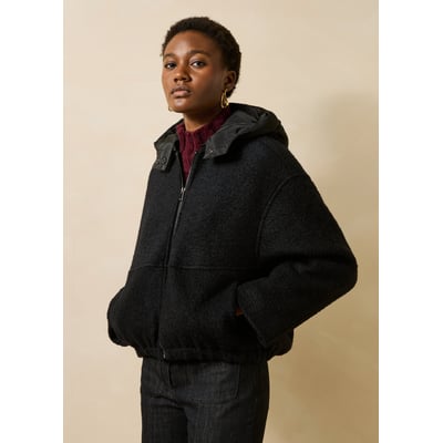 Blouson manches longues à capuche amovible LA FEE MARABOUTEE