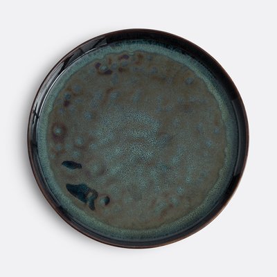 Lot 6 assiettes plates grès émail réactif, Tilano LA REDOUTE INTERIEURS