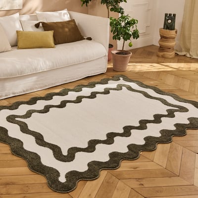 Tapis wavy bicolore TERRA DEL SOL NAZAR RUGS X PANTONE