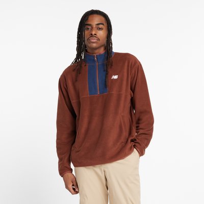 Polar Fleece 1/2 Zip col montant manches longues. NEW BALANCE