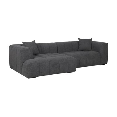 Canapé d'angle en tissu DAVIS MADE IN MEUBLES 