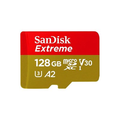 Carte Micro SD 128GO microSD Extreme Plus  + Adaptateur SANDISK
