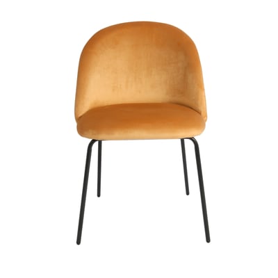 Chaise repas velours ZAGO