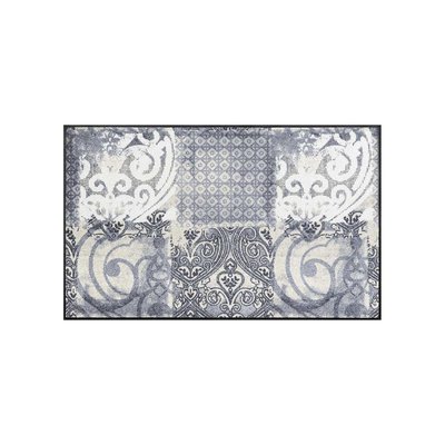 Paillasson tissé motif rétro-vintage ARABEL UN AMOUR DE TAPIS