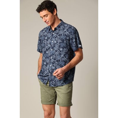 Chemise classique en viscose avec imprimé tropical WILLSON DEELUXE