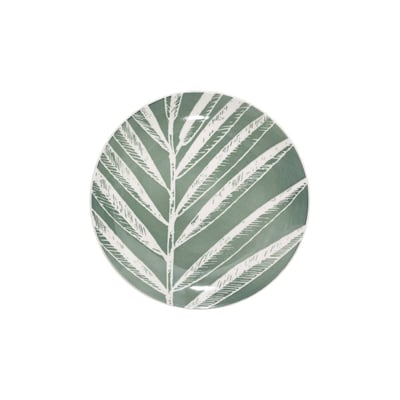 Lot de 6 assiettes en céramique GREEN HARMONY SECRET DE GOURMET
