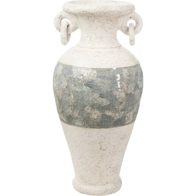 Vase terracotta et mosaïque   avec anses décoratives RECOLLECTION