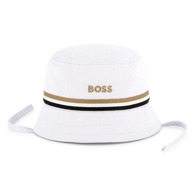Bob brodé avec cordons BOSS KIDSWEAR