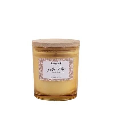 Bougie parfumée en cire de soja "zeste d'été" 280g ORNAMI