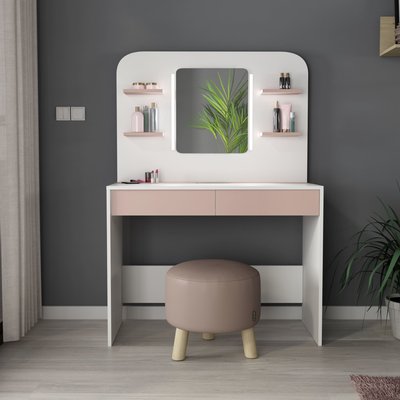 Coiffeuse avec miroir TERRE DE NUIT