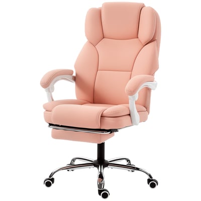 Chaise de bureau Cuir synthétique adapté aux HOMCOM