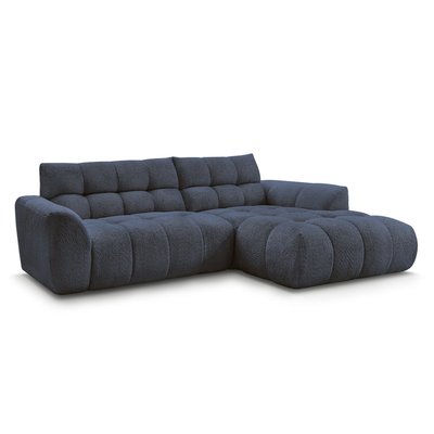 Canapé d'angle fixe 3 places en tissu chenille, JAYA BOBOCHIC