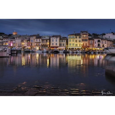 Tableau Mural Cassis Nuit PORT CEANOTHE
