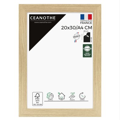 Cadre Photo Design 20x30 Cm/a4 Bois Reconstitué Fsc ETERNEL CEANOTHE