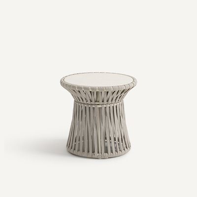 Tavolino da giardino Leandra con fettuccia intrecciata AM.PM
