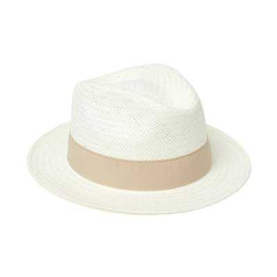Fédora galon beige DRAEGER PARIS