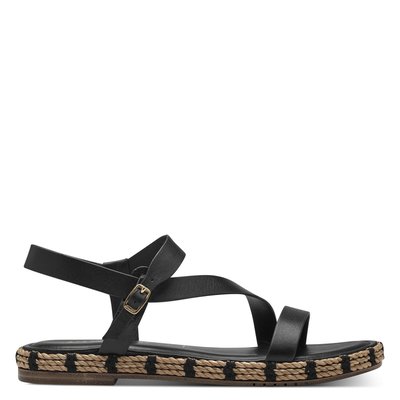 Sandales plates en cuir TAMARIS